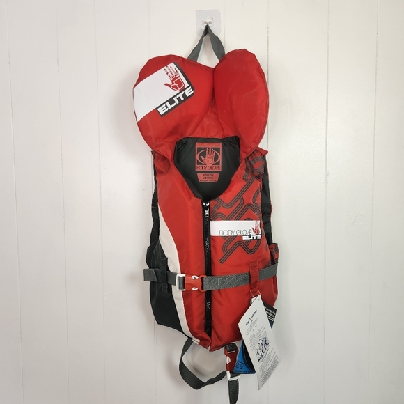 Body Glove Elite Red Zipper Buckle PFD Life Jacket New NWT Size Youth 60-90 Lbs - Picture 1 of 5